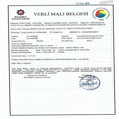 KÖPÜK-EL-SABUNU-YERLİ-MALI-BELGESİ-16.09-1